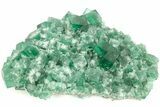 Fluorescent Green Fluorite Cluster - Diana Maria Mine, England #208887-3